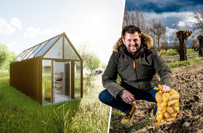 Lukas Lagerweij wil de buurtsuper weer terugbrengen in het straatbeeld. Er zullen vooral lokale producten verkocht worden.