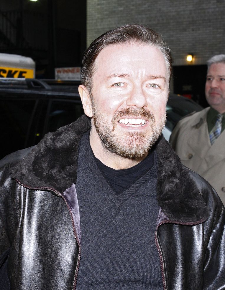 Ricky Gervais Beeld getty