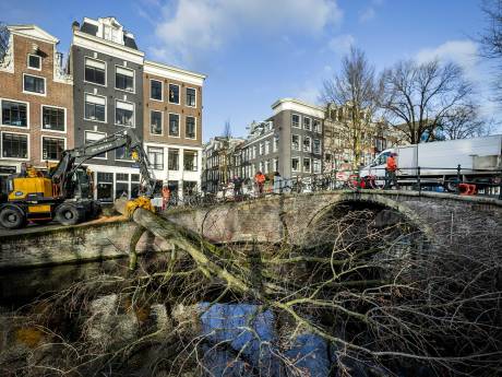 Ook storm Franklin houdt huis in Amsterdam, schademeldingen stromen binnen