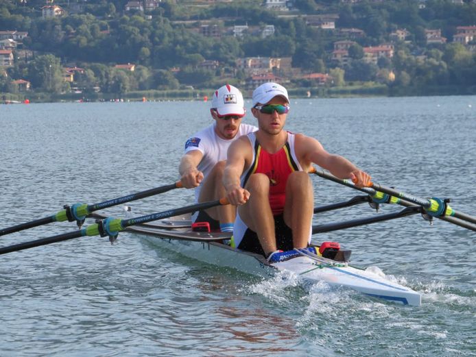 Vooran Niels van Zandweghe, achteraan Tim Brys.