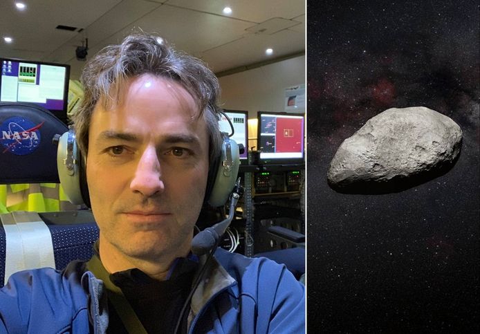 Jan Cami / Een asteroïde (niet het exemplaar waar het over gaat in het artikel).
