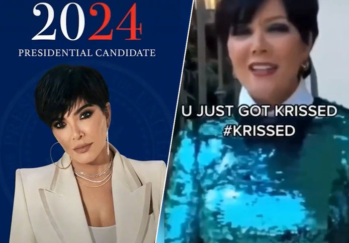 Kris Jenner doet mee aan virale TikTok-trend