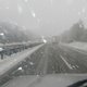 Eerste sneeuw valt in Polen