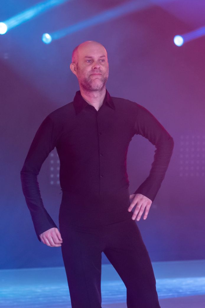 Werner Leysen tijdens een show van Pivolté in 2019