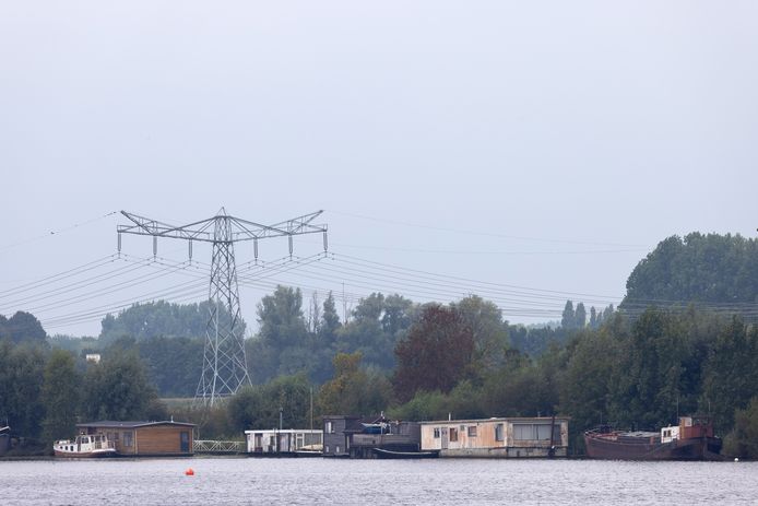 Woonboten op de Ertveldplas