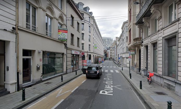 La rue du Pont Neuf, dans l'hypercentre de Bruxelles.
