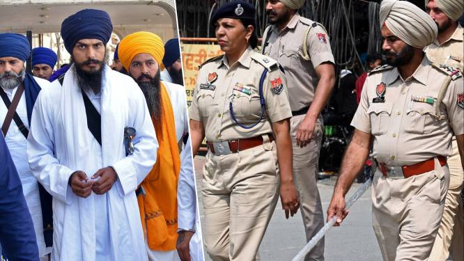 India blokkeert al derde dag op rij mobiel internet voor 27 miljoen inwoners in zoektocht naar gevluchte Sikh separatist