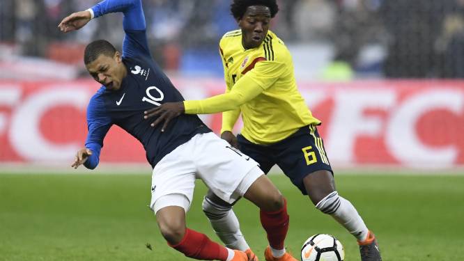 Frankrijk laat zich verrassen door Colombia