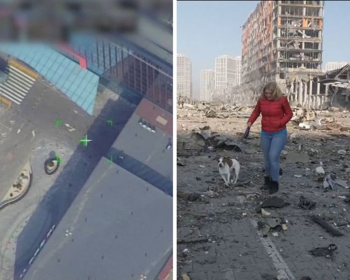 Un centre commercial de la banlieue de Kiev a été bombardé par l'armée russe.