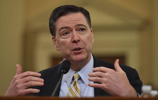 Voormalig FBI-baas James Comey.