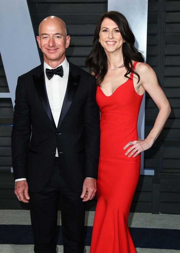 Jeff Bezos en zijn vrouw MacKenzie