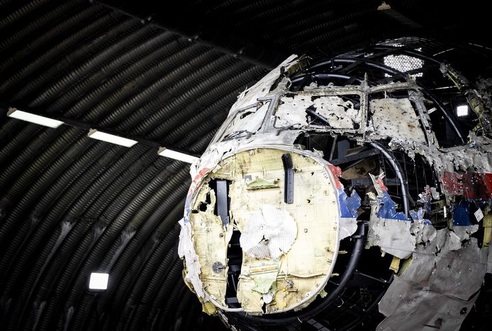 De reconstructie van het in 2014 neergeschoten MH17-toestel