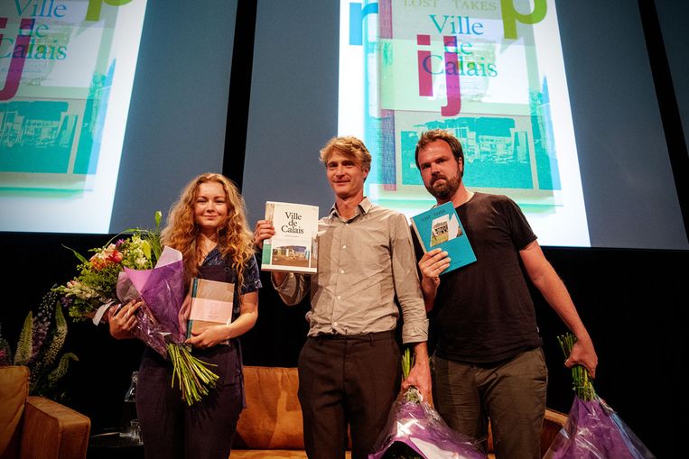 De winnaars (vlnr): Lilia Luganskaia, Henk Wildschut en Tobias Bijl Beeld FotoFestival Naarden