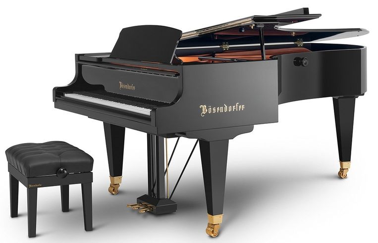 Vleugel van Bösendorfer. Beeld rv