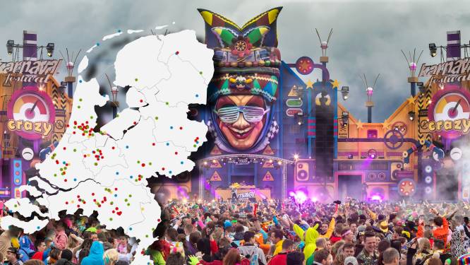 Waar is dat feestje? Bekijk alle festivals op deze kaart
