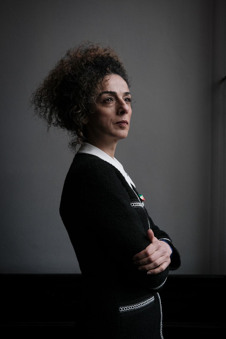 Masih Alinejad, Iraanse journalist en vrouwenrechtenactivist. Beeld Daniel Rosenthal/de Volkskrant