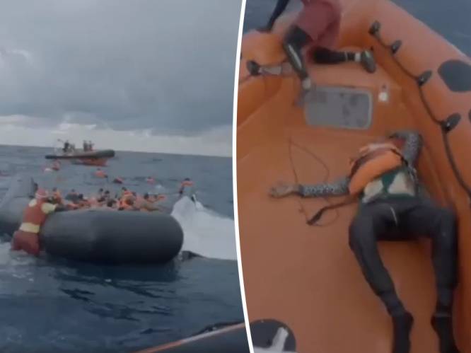 Wanhopige moeder in paniek nadat bootje met vluchtelingen zinkt op Middellandse Zee: “Ik ben mijn baby kwijtgeraakt! Waar is mijn baby?”
