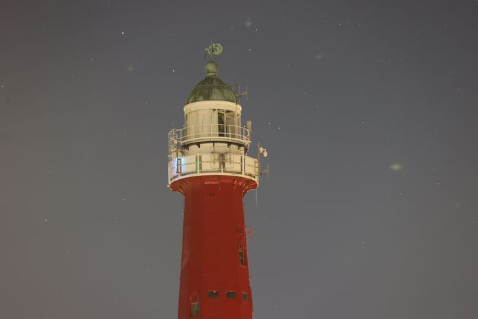De lamp in de vuurtoren van Scheveningen bleef afgelopen nacht uit