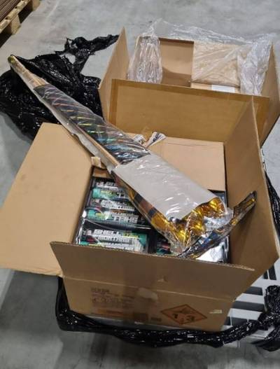 275 kilo illegaal vuurwerk gevonden bij bedrijf in Rijen