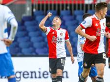 Feyenoord rekent in één doelpuntrijke helft af met kansloos PEC Zwolle