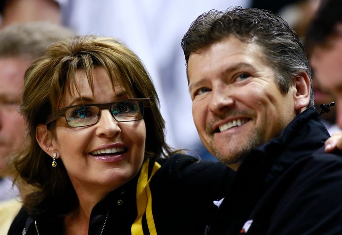 Sarah en Todd Palin in 2013.