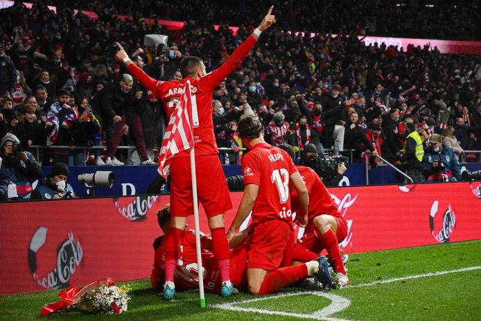 Atlético Madrid viert het feest.