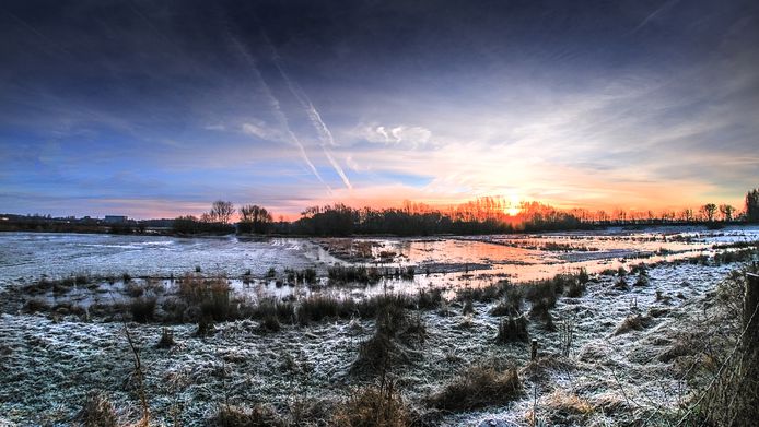 De winter is in het land en al meteen levert dat mooie beelden op.