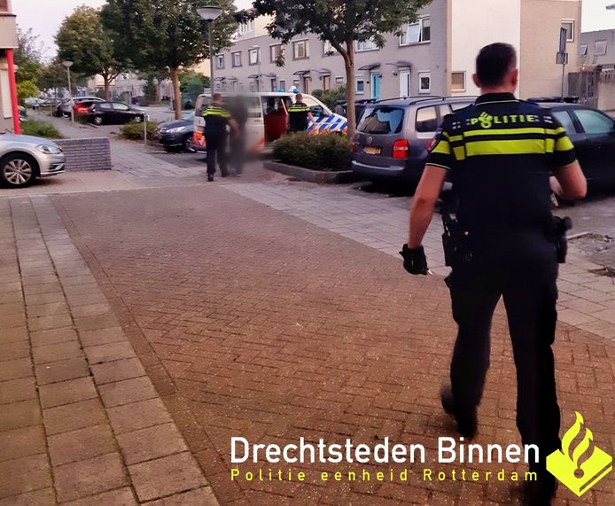 De Dordtenaar kon worden opgepakt na een achtervolging door de wijk Stadspolders.