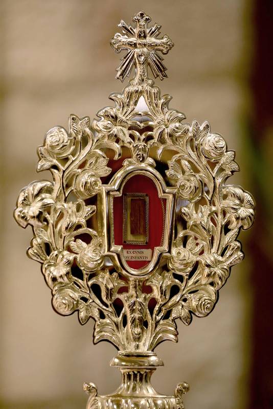 Het stuk van de kribbe is een van de heiligste relikwieën van de Rooms-Katholieke Kerk.