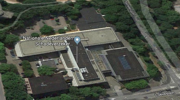 Het complex van Nationale Nederlanden aan de Loevestein in Ede.