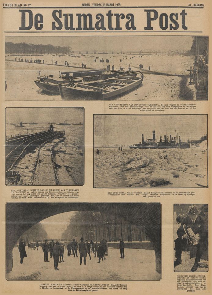 Ook in 1929 was er een strenge winter.