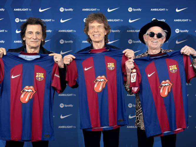 Rock-‘n-roll bij FC Barcelona: Catalanen in ‘Clásico’ tegen Real Madrid met logo Rolling Stones op shirt