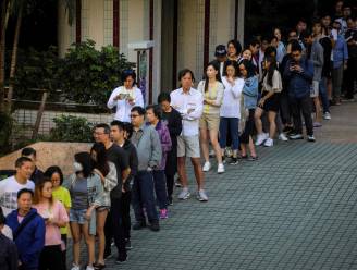 Recordaantal Hongkongers uit angst al vroeg naar de stembus