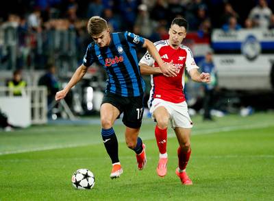 LIVE ATALANTA-ARSENAL. Little danger in a closed match, De Ketelaere misses an excellent chance