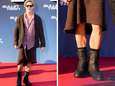 Brad Pitt en jupe et grosses bottes foule le tapis rouge de Berlin