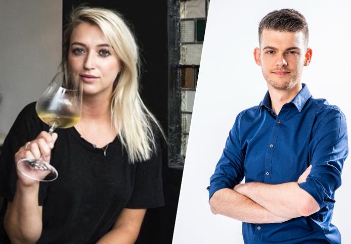 Sommelier Iphy Dubois en wetenschapsexpert Martijn Peters.