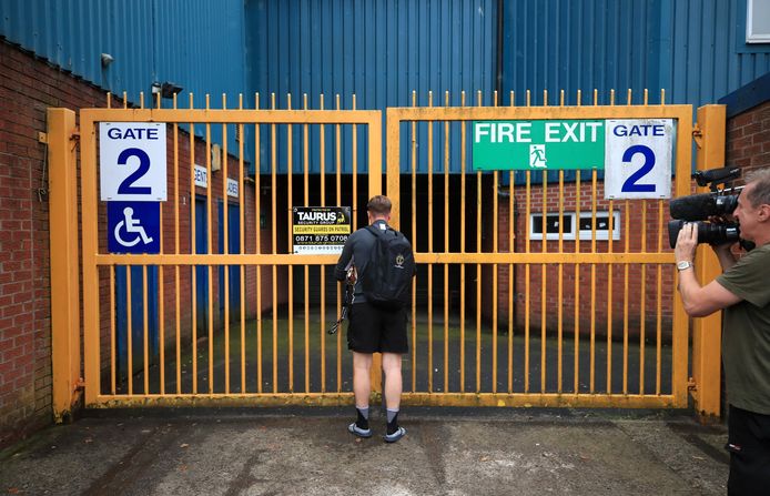 Bij Bury FC blijven de poorten voortaan gesloten.