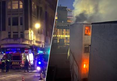 Uitslaande brand in omgeving Centraal-Station Antwerpen: brandweer roept op ramen en deuren gesloten te houden