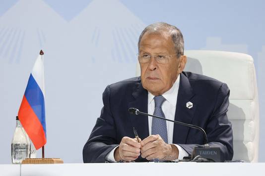 De Russische minister van Buitenlandse Zaken Sergej Lavrov.