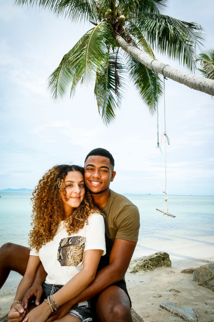 Morgan en Rodanya tijdens ‘Temptation Island’