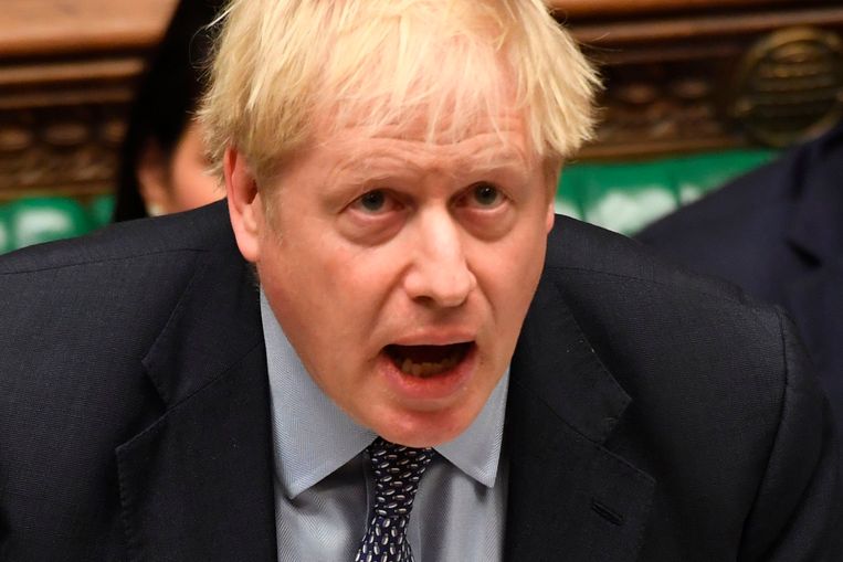 De Britse premier Boris Johnson. Beeld AFP