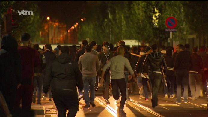 De Koerdische manifestatie in de Antwerpse Brederodestraat mondde uit in een vechtpartij.