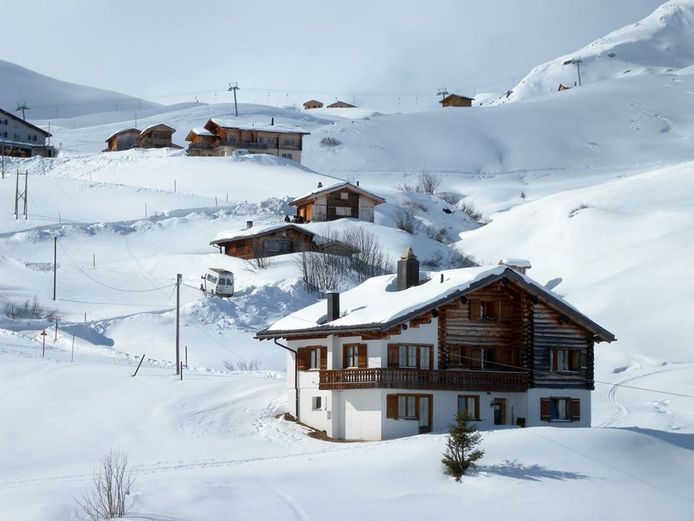 Het skigebied Fideriser Heuberge is vooral bekend omwille van zijn 12 kilometer lange rodelbaan.