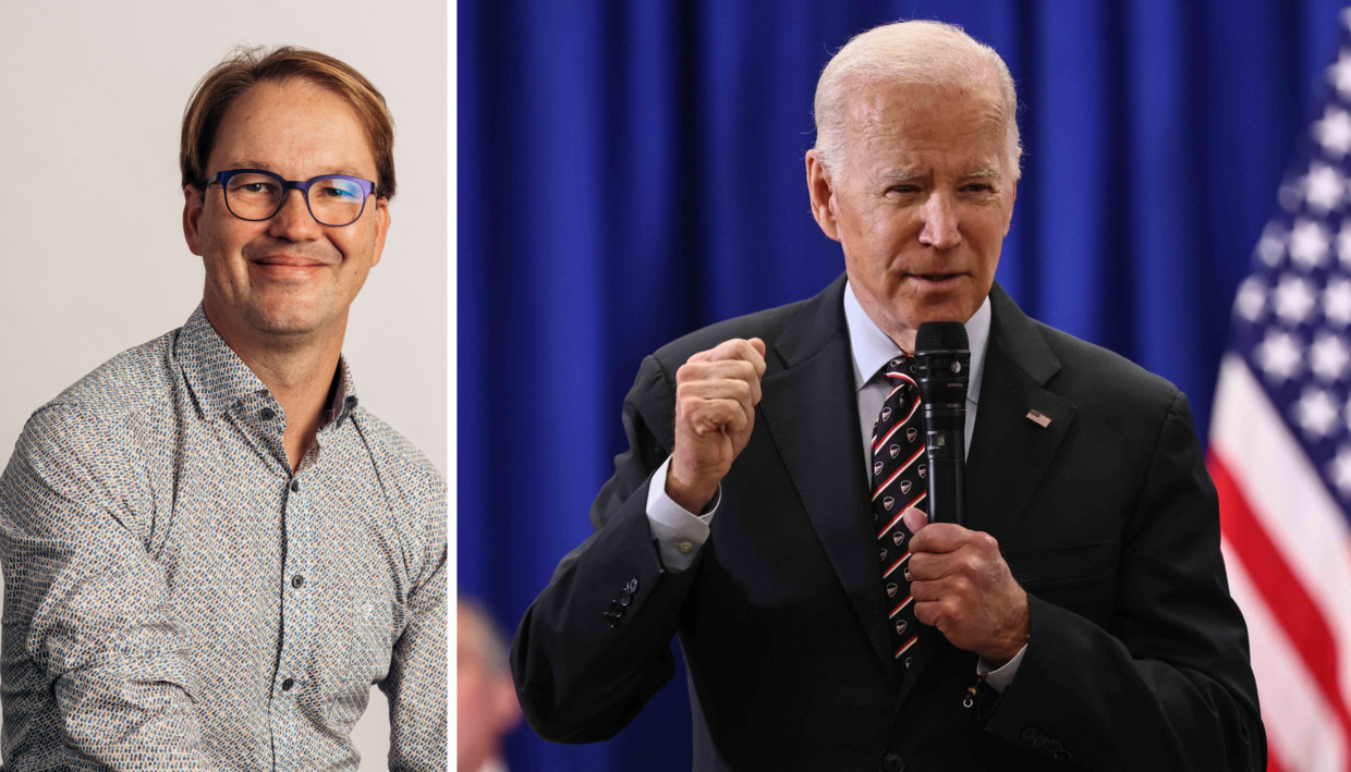 Maarten Rabaey laat zijn licht schijnen over het bezoek van Oekraïens president Zelensky aan Amerikaans president Biden. Beeld Eva Beeusaert/Photo News