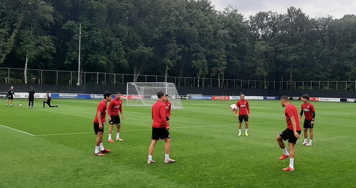 De PSV'ers daags voor het duel met Real Sociedad