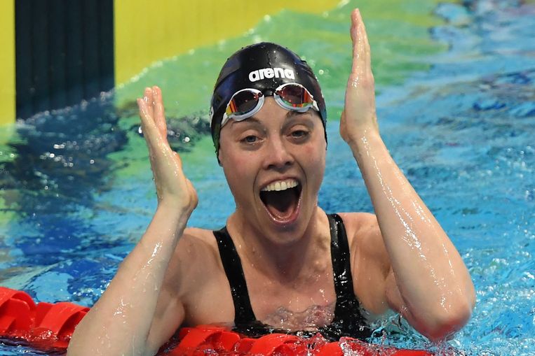 Eindelijk Eens Net Wel Voor Femke Heemskerk Ek Goud Op 100 Meter Vrije Slag De Volkskrant