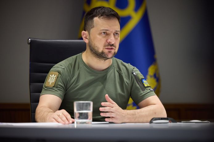 Le président ukrainien Volodymyr Zelensky.