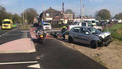 Motorrijder gewond bij aanrijding met auto op N224 bij Ede