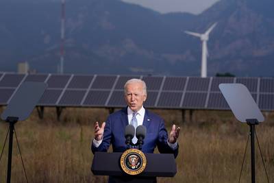 Biden wil windmolenparken langs gehele kustlijn van Verenigde Staten