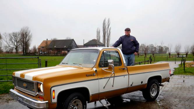 Dinnie’s Chevrolet kostte hem veel tijd en geld, maar dat is het hem waard: ‘Er komt nog een camper op’